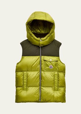 Kid's Oust Puffer Vest, Size 8-14