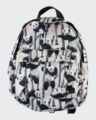 Kid's Panda-Print Small Backpack