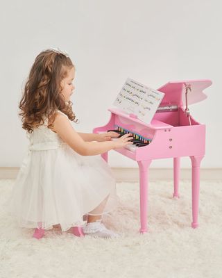Kid's Pink Baby Grand Piano