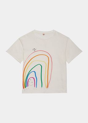 Kid's Rainbow Graphic Shirt, Size 2-10