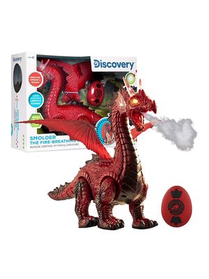 Kid's RC Dragon Smoke Toy - Red - Red