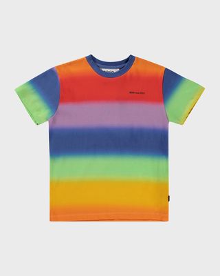 Kid's Roxo Rainbow Cotton T-Shirt, Size 8-14