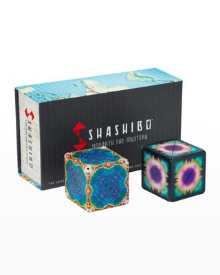 Kid's Shashibo Earth-Moon 2-Pack Rare Earth Magnet Puzzle Cube