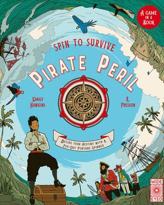 Kid's "Spin to Survive: Pirate Peril" Book by Emily Hawkins