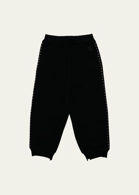 Kid's Studded Trim Sweatpants, Size 6-16