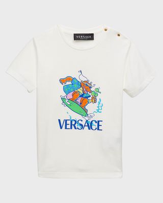 Kid's Surfing Gator Graphic T-Shirt, Size 12M-3