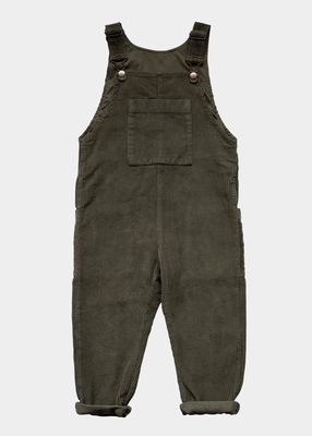 Kid's The Wild And Free Cotton Dungaree, Size Newborn-7
