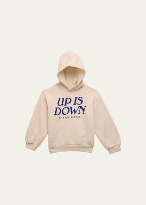 Kid's Up Is Down Graphic Hoodie, Size 3-13