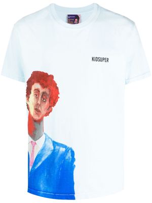 KidSuper chest logo-print T-shirt - Blue