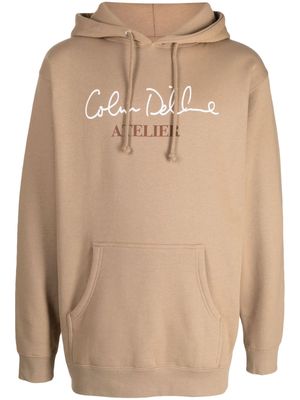 KidSuper Colm Dillane Atelier cotton hoodie - Brown