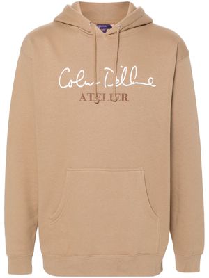 KidSuper Colm Dillane cotton-blend hoodie - Neutrals