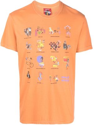 KidSuper graphic-print cotton T-shirt - Orange