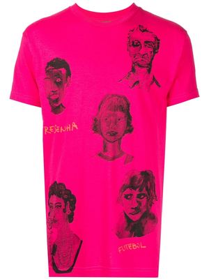 KidSuper graphic-print short-sleeve T-shirt - Pink