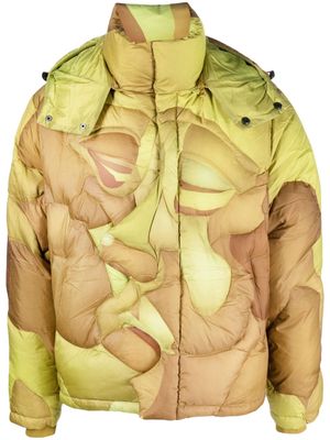 KidSuper Kissing padded jacket - Green