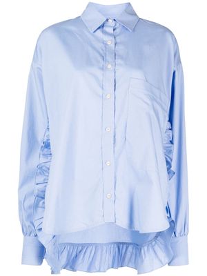 Kika Vargas Daphne cotton shirt - Blue
