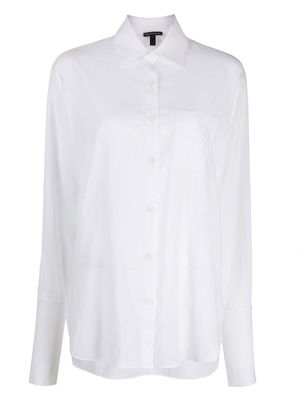 Kiki de Montparnasse Girlfriend long-sleeved shirt - White