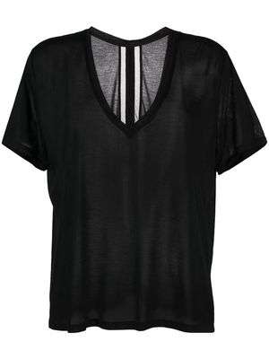 Kiki de Montparnasse Intime V-neck T-shirt - Black