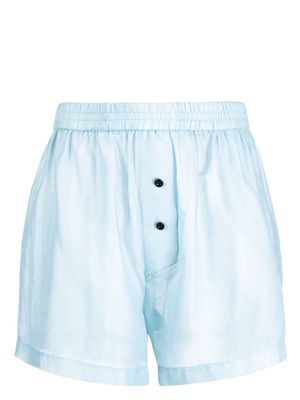Kiki de Montparnasse Le Boy piping-detail pajama bottoms - Blue