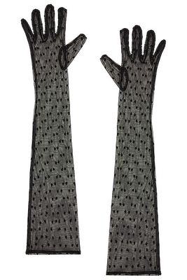 Kiki de Montparnasse Merci Gloves in Black