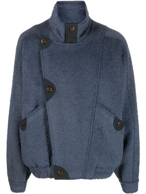 Kiko Kostadinov high-neck jacket - Blue