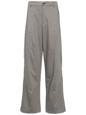 Kiko Kostadinov Melsas Darted loose-fit trousers - Grey