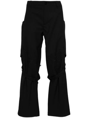 Kiko Kostadinov Nesebur straight-leg trousers - Black