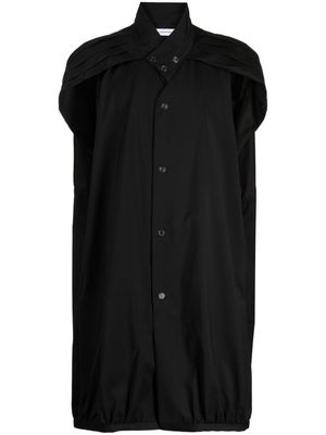 Kiko Kostadinov Priam cape coat - Black