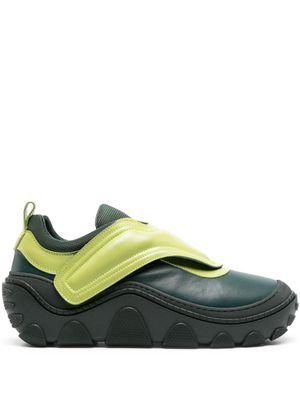 Kiko Kostadinov Tonkin laminated-leather chunky sneakers - Green