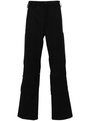 Kiko Kostadinov Utility straight-leg trousers - Black