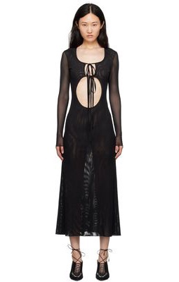 KIM SHUI SSENSE Exclusive Black Maxi Dress