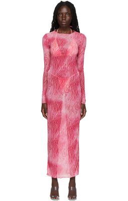 KIM SHUI SSENSE Exclusive Pink Maxi Dress Cover Up