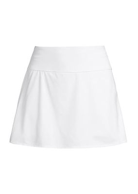 Kimberly Pleated-Back Miniskirt