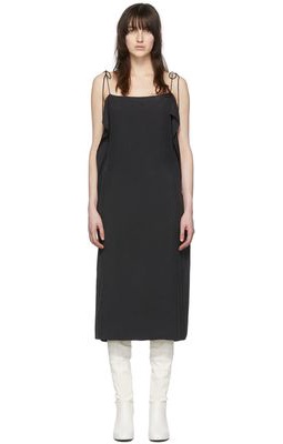 KIMHĒKIM Black Rayon Midi Dress