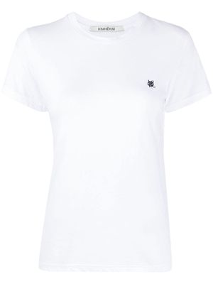 Kimhekim logo-embroidered T-shirt - White