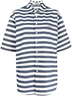 Kimhekim striped cotton shirt - Blue