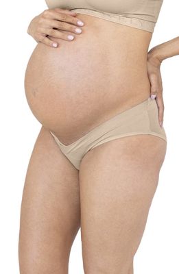 Kindred Bravely Assorted 5-Pack Under the Bump Full Coverage Maternity Briefs in Beige/Black 