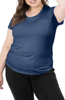 Kindred Bravely Everyday Nursing & Maternity Top in Navy 