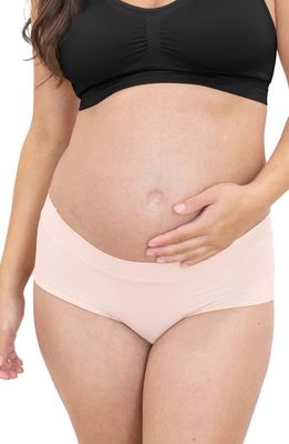 Kindred Bravely Grow With Me Maternity Briefs in Soft Pink