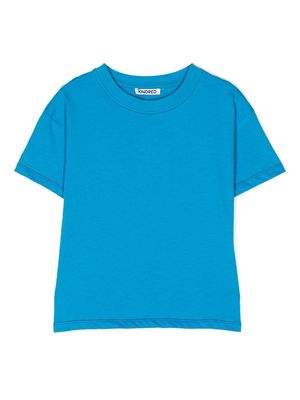 KINDRED contrast-stitch short-sleeve T-shirt - Blue