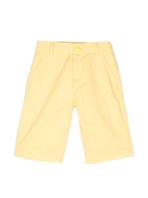 KINDRED tonal organic cotton shorts - Yellow