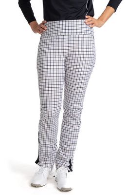 KINONA Snappy Golf Trousers in Black Print