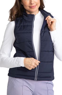 KINONA Take the Chill Off Quilted Golf Vest in Navy