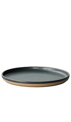 KINTO CLK-151 Ceramic Salad Plate Set Of 3 in Black.