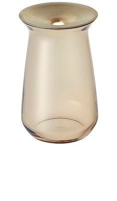 KINTO Luna Vase 80x130mm in Brown.