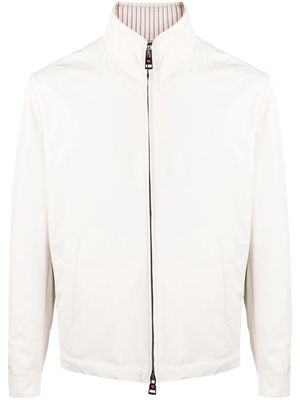 Kired cashmere-lined zipped bomber jacket - Neutrals