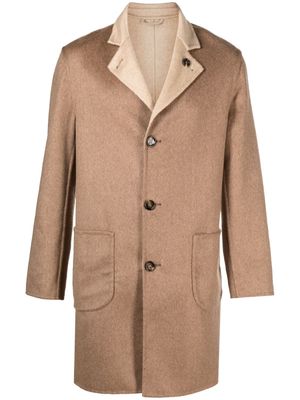 Kired Parana reversible cashmere coat - Brown