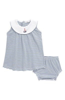 Kissy Kissy Stripe Dress in Navy at Nordstrom, Size 6-9M