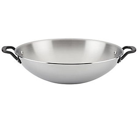 KitchenAid 5-Ply Clad Stainless Steel 15-Inch W ok