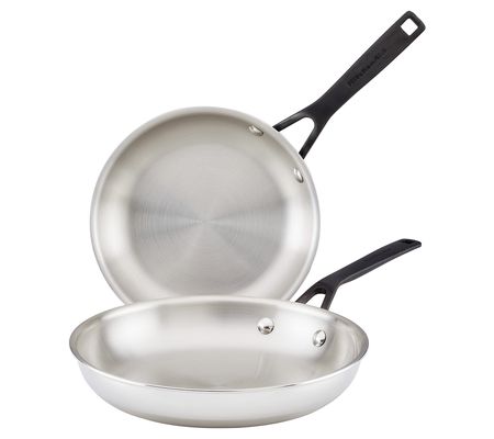 KitchenAid 5-Ply Stainless Steel Frying Pan 2 P cs Set