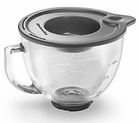 KitchenAid 5-qt Tilt-Head Glass Bowl with Lid